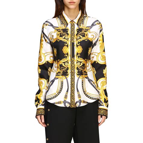 versace oversized shirt womens|Versace collection online store.